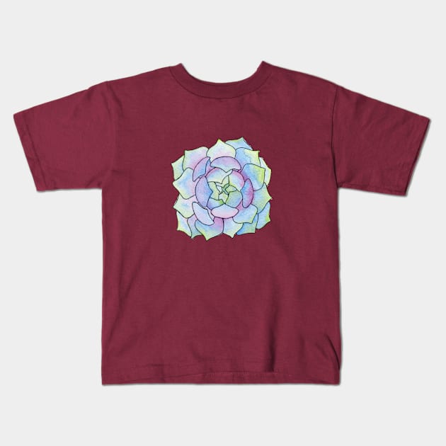 round succulent Kids T-Shirt by terastar